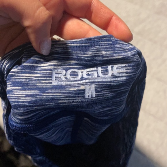 Rogue blue and white spandex shorts - Picture 4 of 4